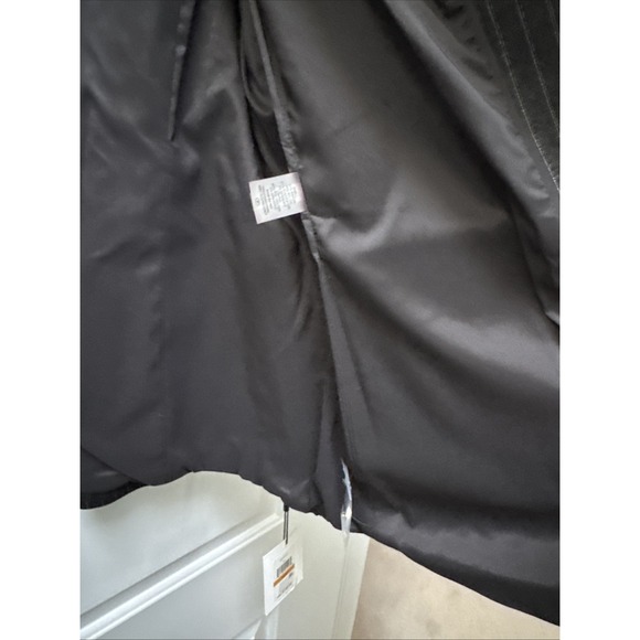 NWT Calvin Klein Blazer‎ Women's Plus 16W Black Pinstripes - Picture 10 of 16